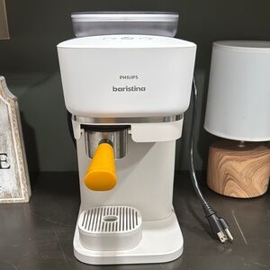 Philips Barista White Espresso Machine